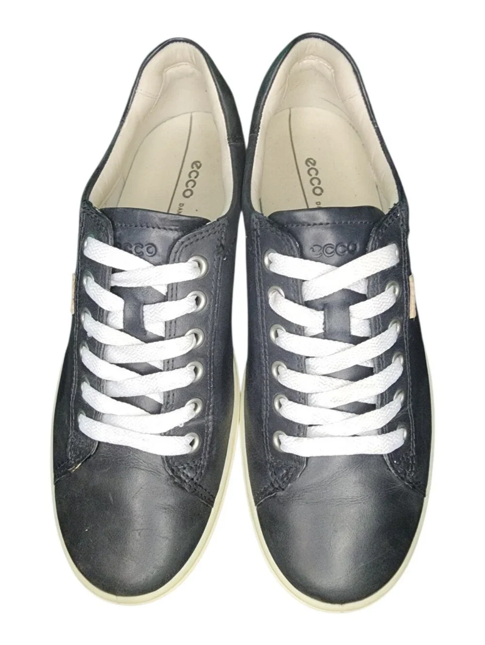Ecco Leather Soft Sneakers, Womens 38 EU (7-7.5 US) - Picture 5 of 11